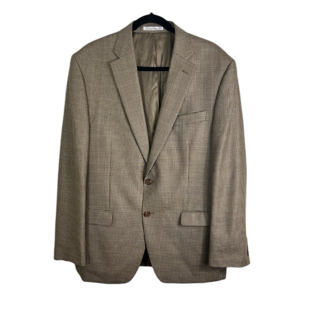 Lauren Ralph Lauren Men’s Blazer 42R Silk Wool Sport Coat Houndstooth